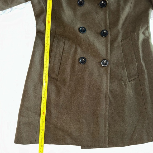 2 for $29 | bebe olive green 100% wool peacoat / jacket - Picture 9 of 9